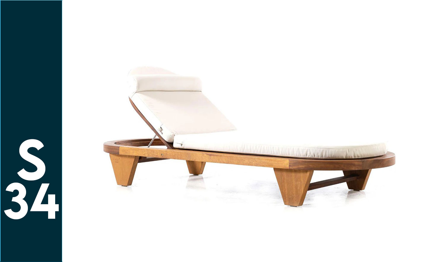 S34 ŞEZLONG İROKO OVAL